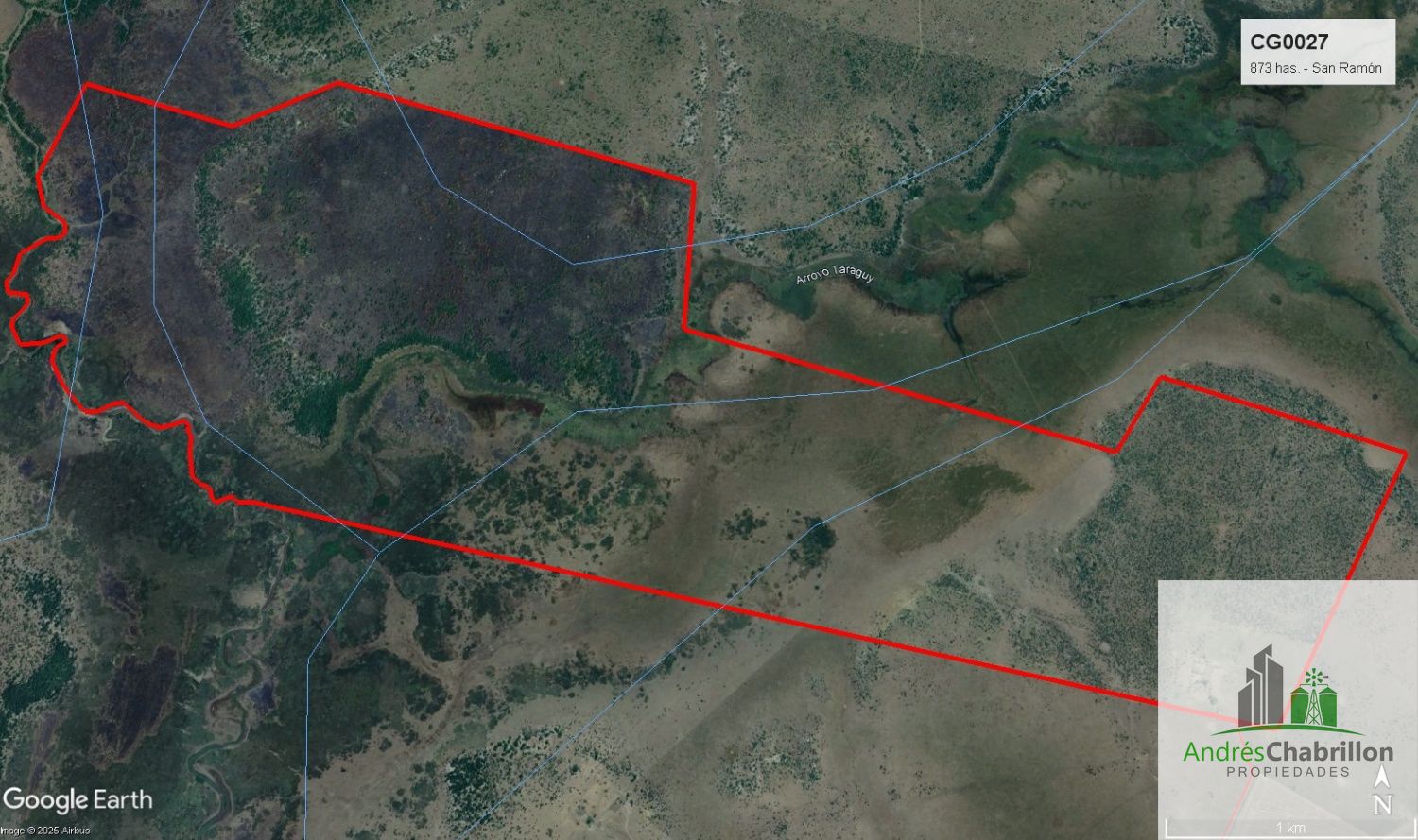 Campo en venta de 873has ubicado en Federación